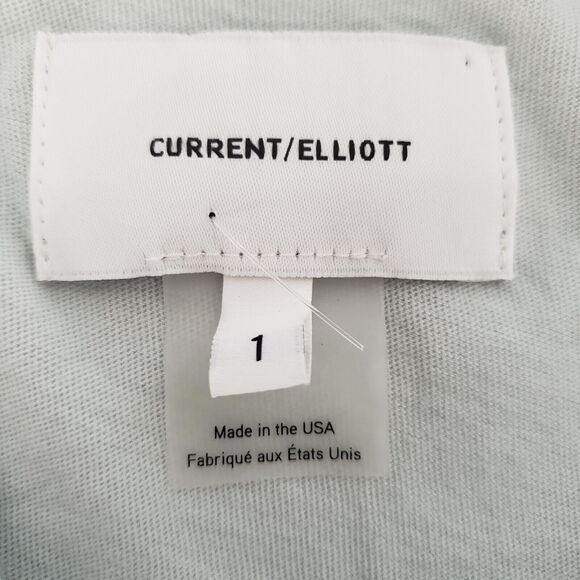 Current Elliott SIZE 1 / Small SUPER LOVED Twisted Tank Top Light Blue Rainbow - Picture 6 of 12